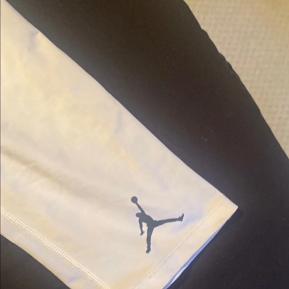 Jordan | Pants | Eybl White Jordan Basketball Pants With Pink Accent ...